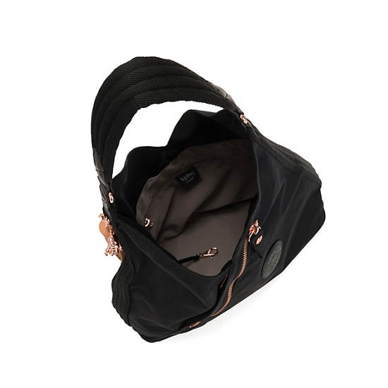 Kipling Olina Shoulder Bags Rose Black | CA 1424RV